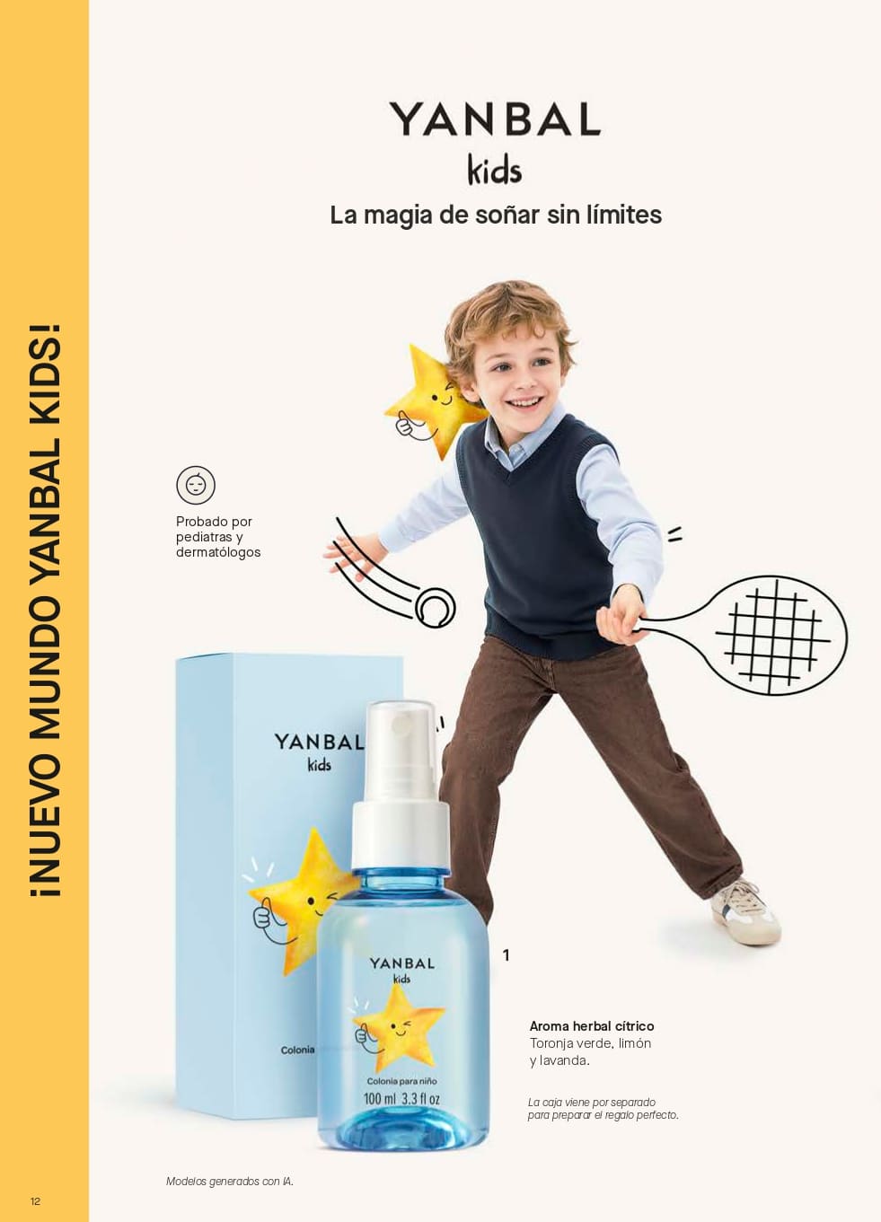 novedades yanbal colonia kids niño
