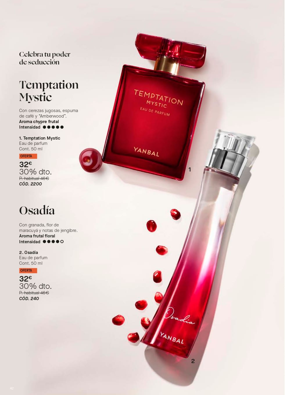 yanbal en valencia perfumes de mujer temptation y osadia