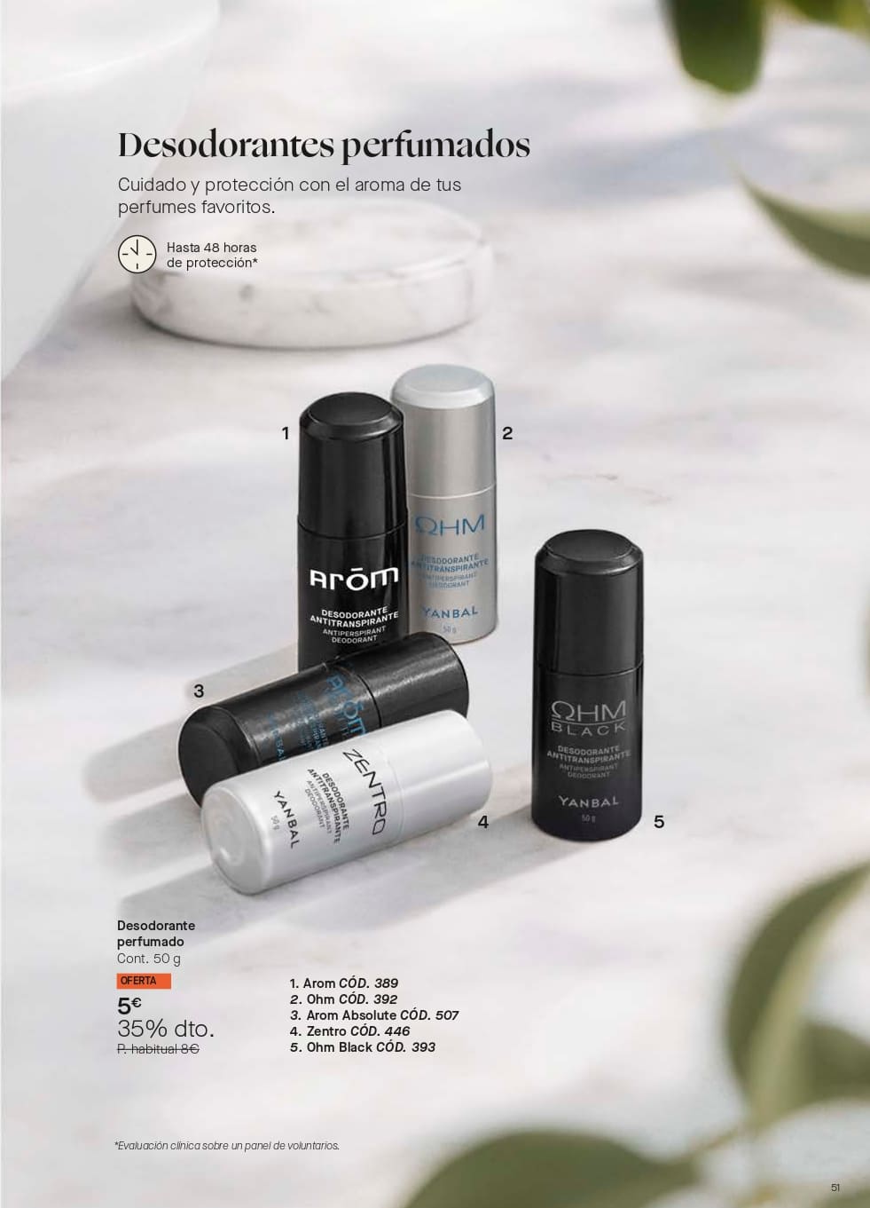 desodorantes perfumados yanbal