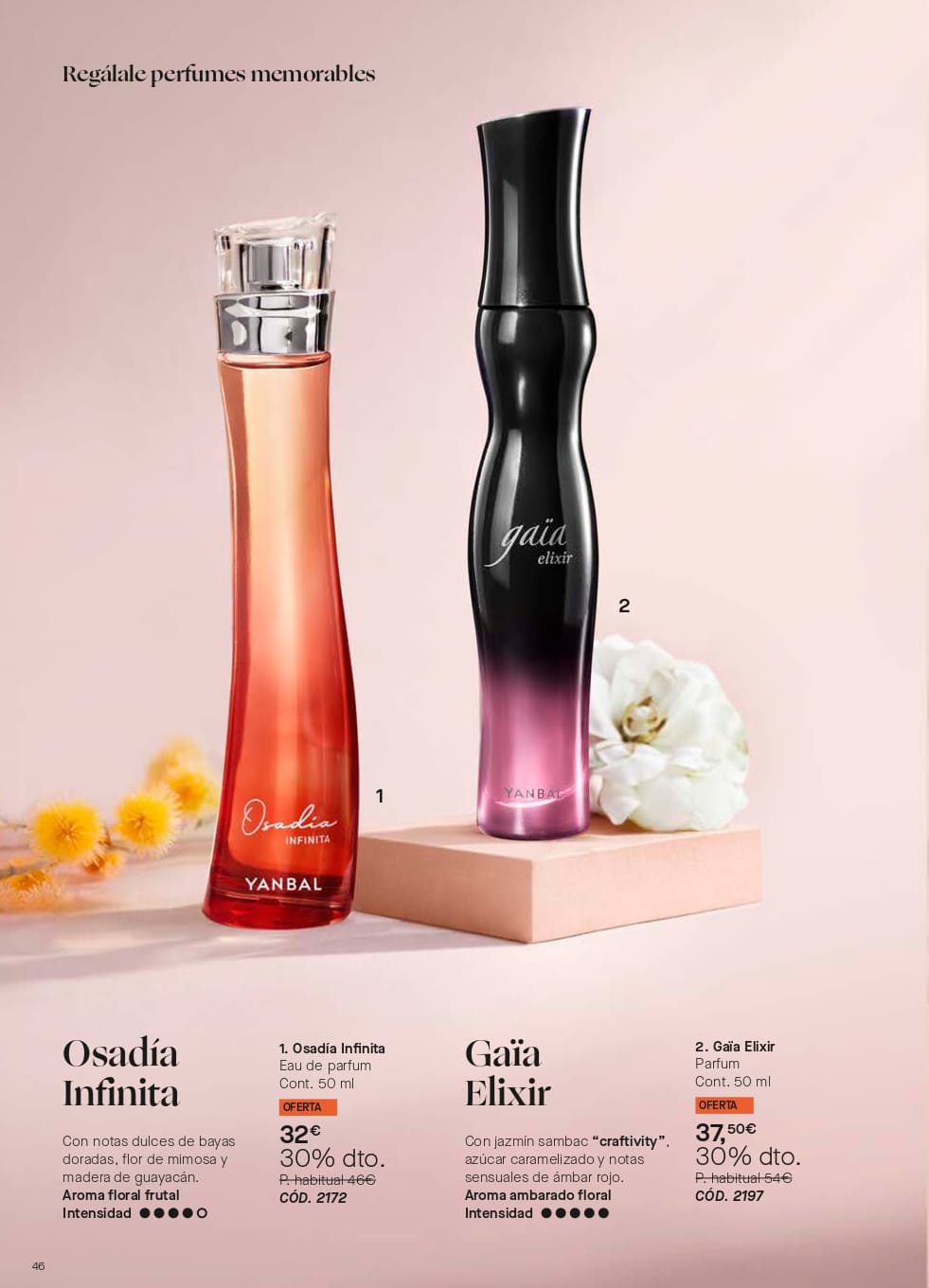 yanbal gandia  perfumes de mujer
