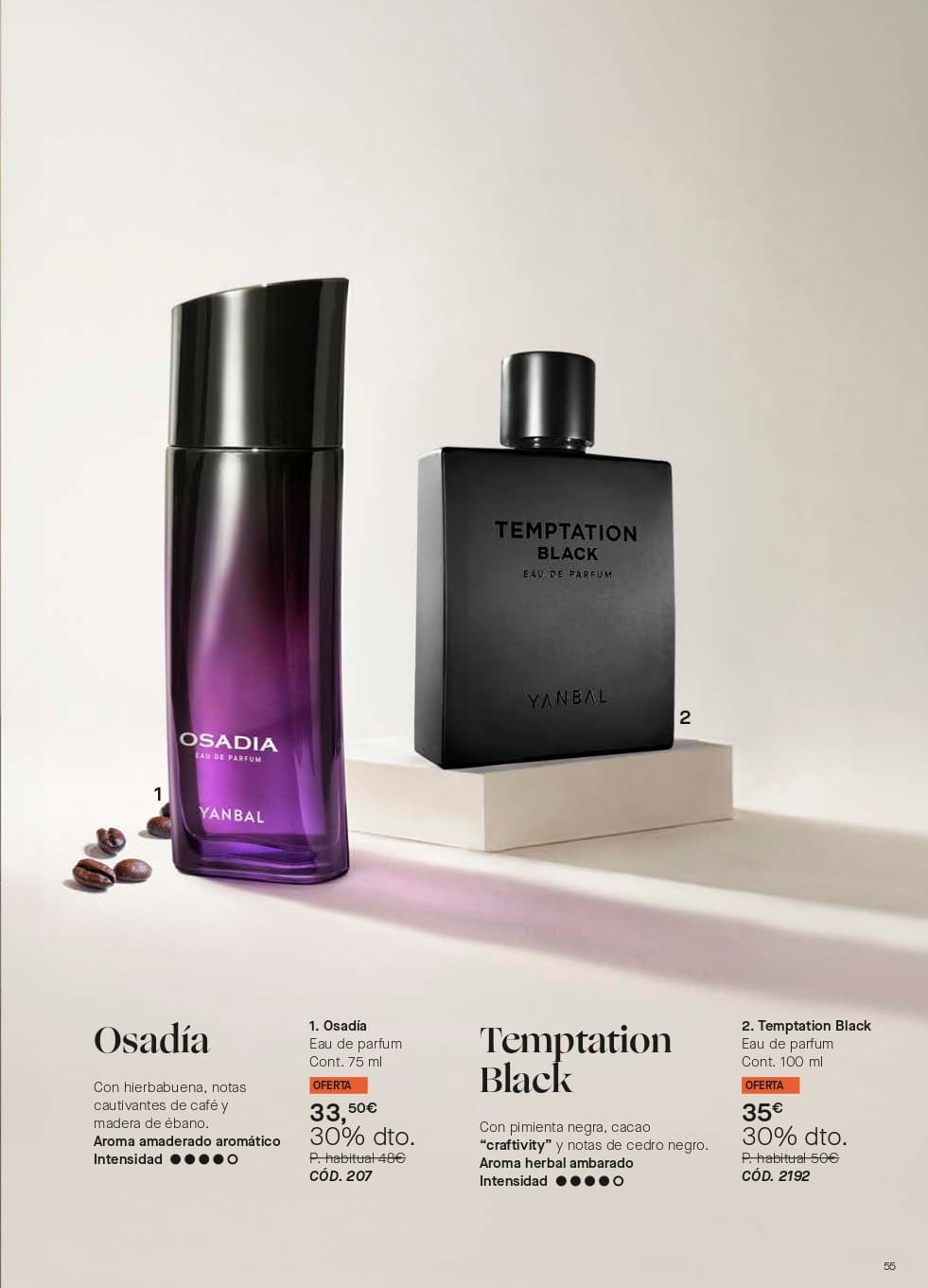 colonias para hombre en Gandia