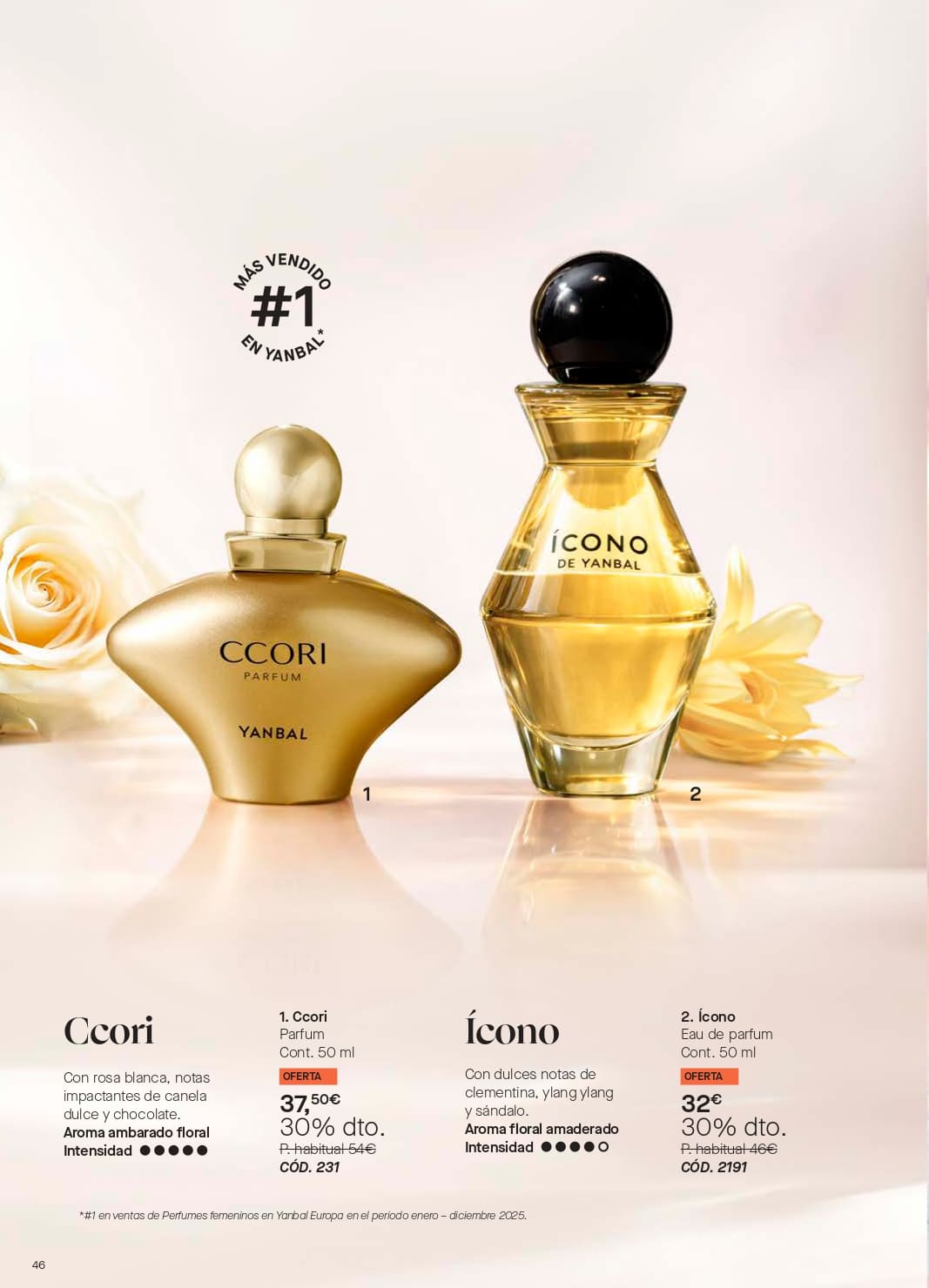 yanbal gandia  perfumes de mujer