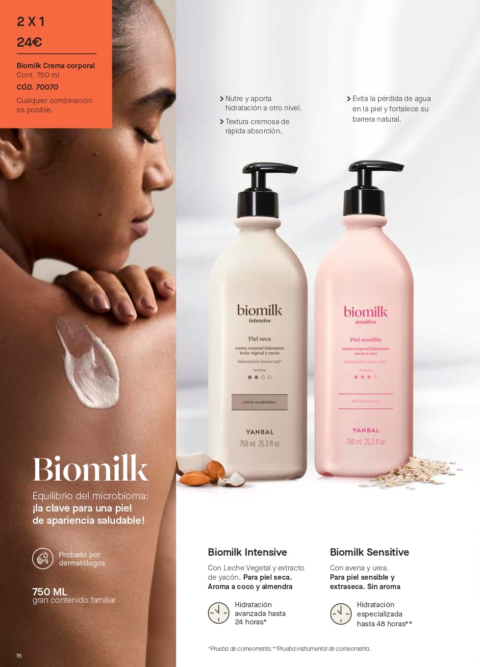 Productos corporales Yanbal en Gandía