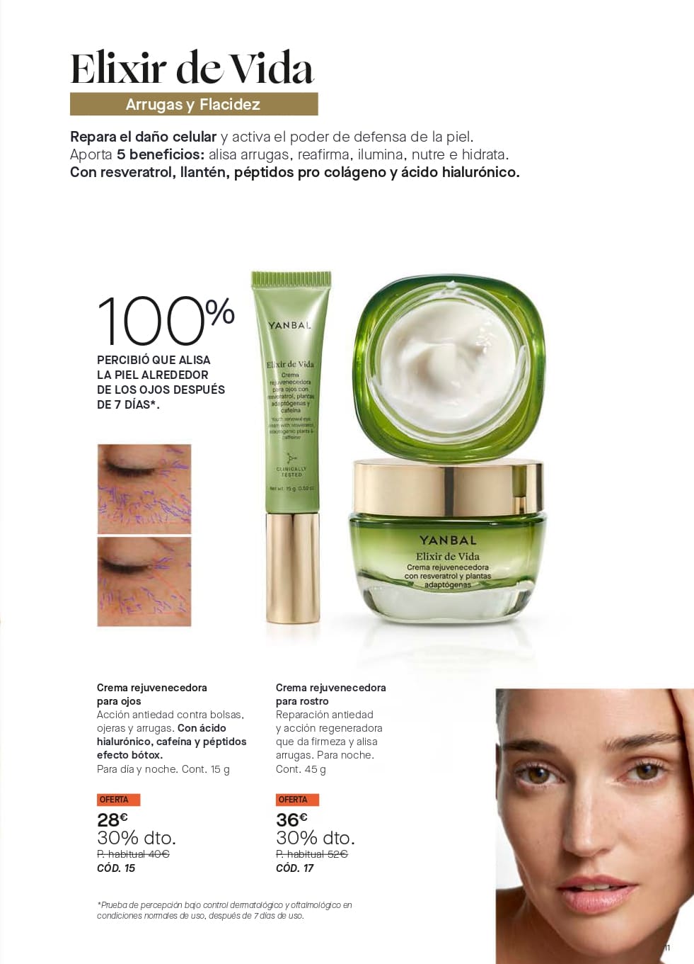 yanbal valencia cremas