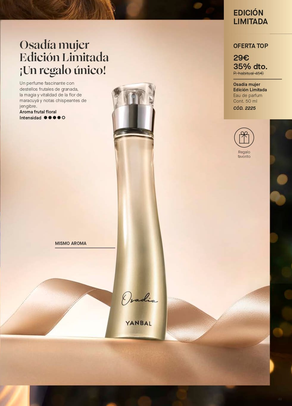 novedades osadia mujer