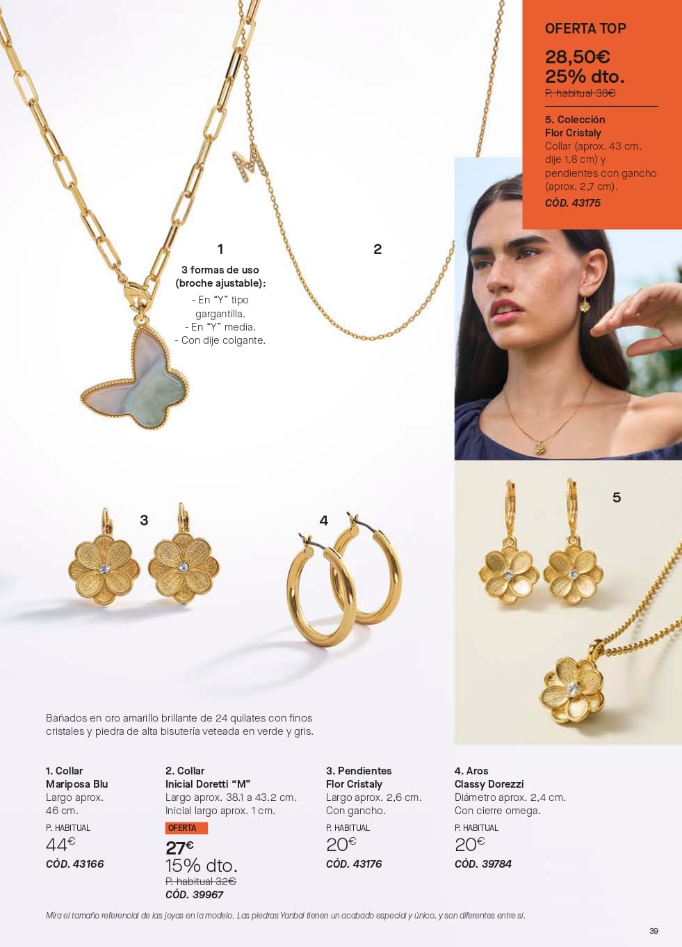 joyas joyas yanbal coleccion flor cristal