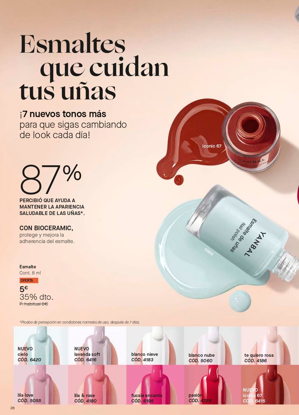 esmalte uñas esmalte con bioceramic
