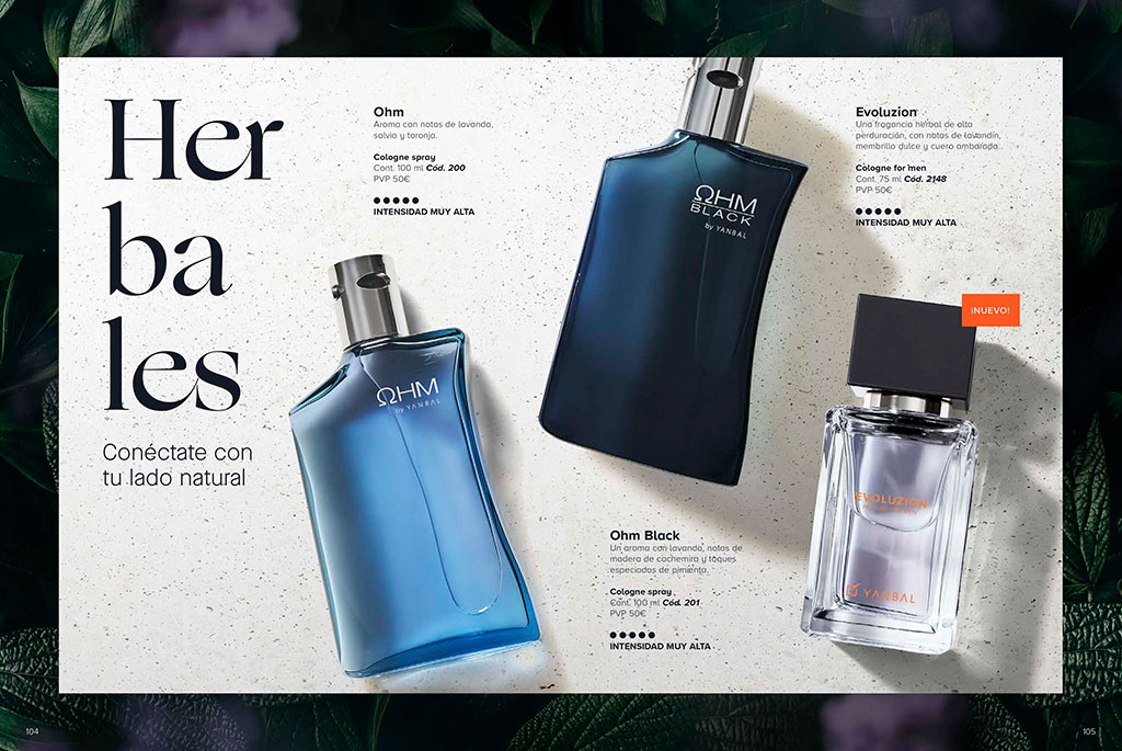 yanbal Gandia perfumes para hombre