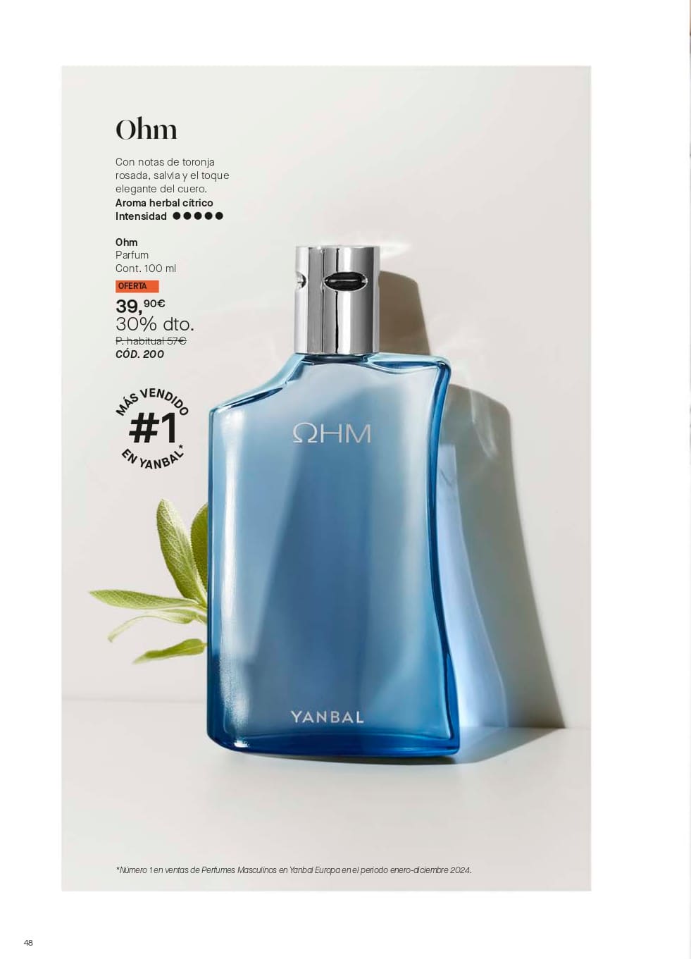 ohm perfume de hombre