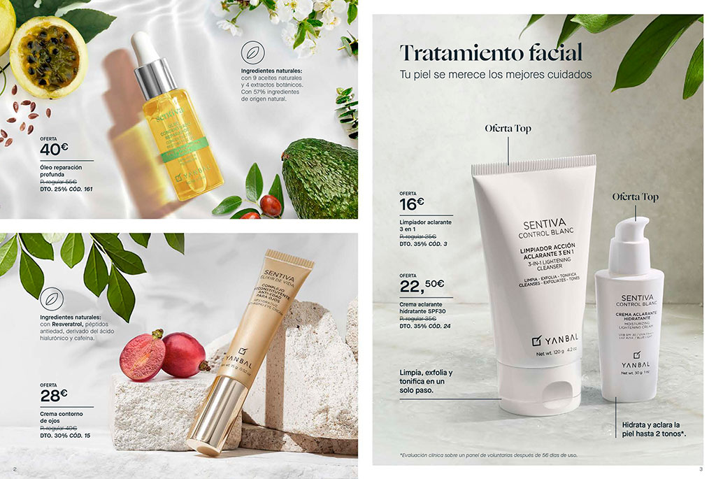 yanbal catalogo tratamientos facial